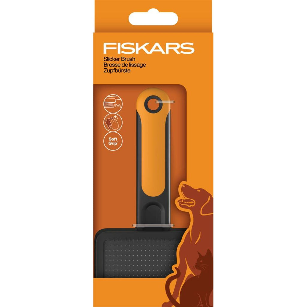 Грууминг четка Fiskars за кучета и котки - Nika.bg