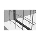 Набъбваща лента Bentobar+ RP за уплътнение в стоманобетонови конструкции, показана с армировка.