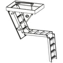 Схема на стълба за таван OMAN TERMO с инструкции за монтаж и части.