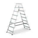 Двустранна алуминиева стълба DRABEST 2x8