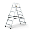 Двустранна алуминиева стълба DRABEST 2x6