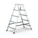 Двустранна алуминиева стълба DRABEST 2x5