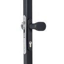 Комплект заоблени алуминиеви дръжки 3006PAD Locinox с предпазни планки и възможност за блокиране предназначени за брави за вграждане