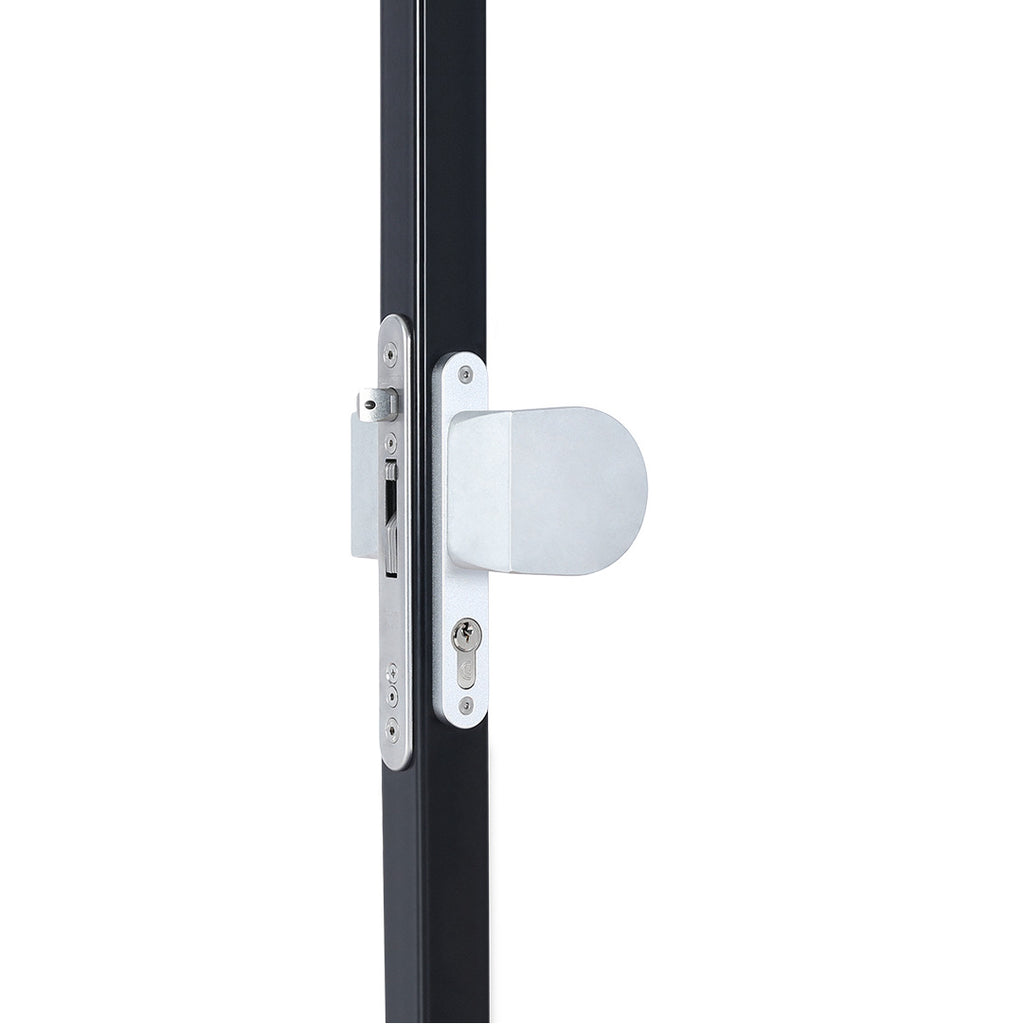 Комплект заоблени алуминиеви дръжки 3006HOLD-PAD Locinox едностранно фиксирани с предпазни планки предназначени за брави за