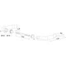Kомплект черни алуминиеви дръжки 3006B-H Locinox предназначени за брави за вграждане