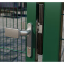 Комплект алуминиеви дръжки 3006FIX Locinox с предпазни планки и възможност за блокиране предназначени за брави за вграждане