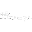 Kомплект дръжки от нeръждаема стомана 3006I-H Locinox предназначени за брави за вграждане