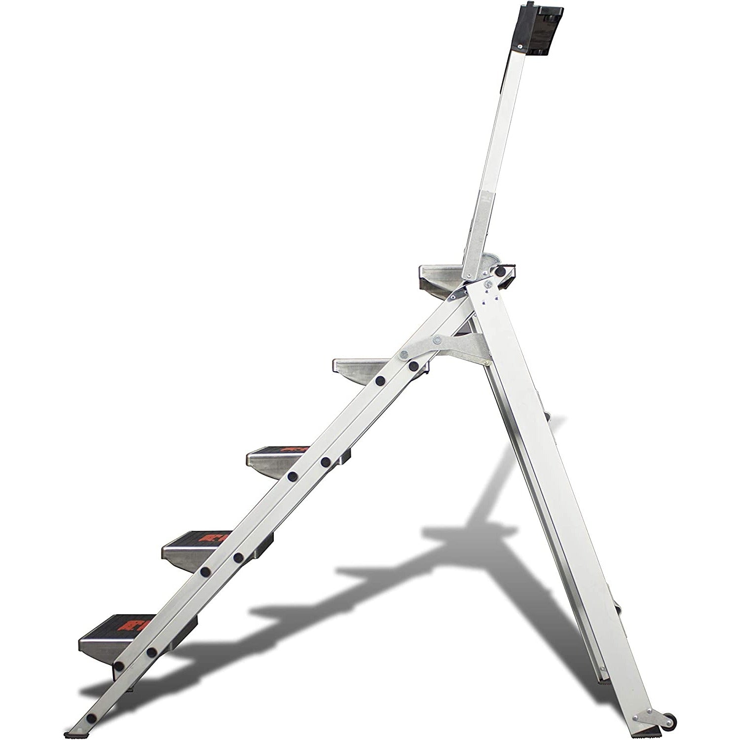 Степ стълба с 5 стъпала SAFETY STEP МАЛКИЯ ГИГАНТ® изработена от алуминий и с нехлъзгащи стъпала.