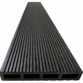 WPC дъска за огради и облицовки, 120x20x2000 мм, цвят антрацит - Nika.bg
