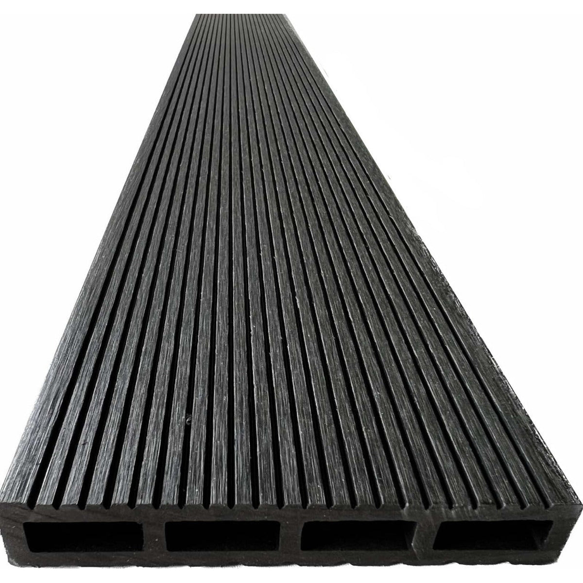 WPC дъска за огради и облицовки, 120x20x2000 мм, цвят антрацит - Nika.bg