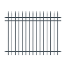 Модерна оградна система PORTLAND с елегантен дизайн и здравини от стомана, подходяща за безопасност и декорация.