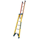 Многофункционална комбинирана стълба от фибростъкло 3 в 1 Werner Lean Safe X3
