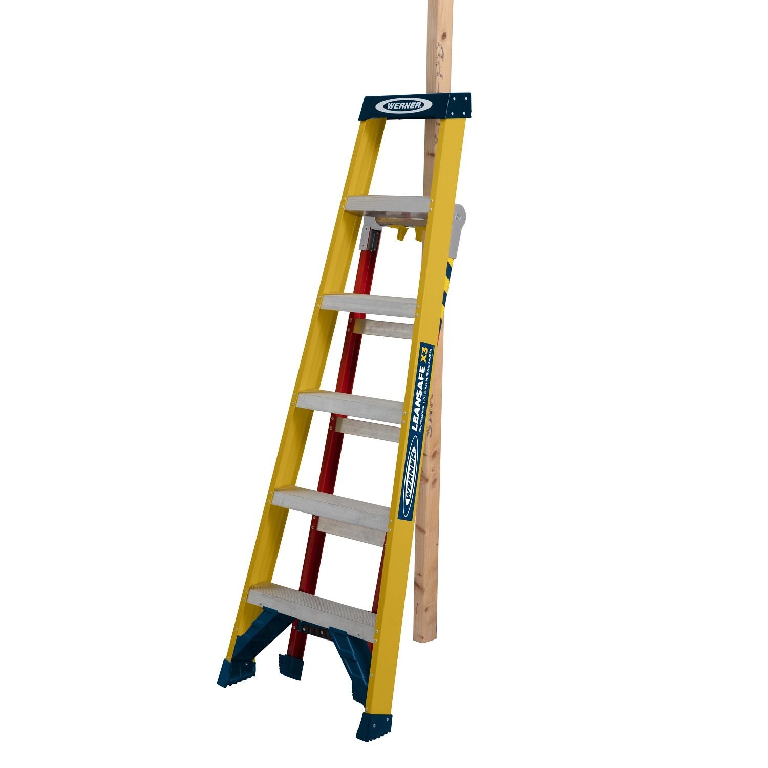 Многофункционална комбинирана стълба от фибростъкло 3 в 1 Werner Lean Safe X3