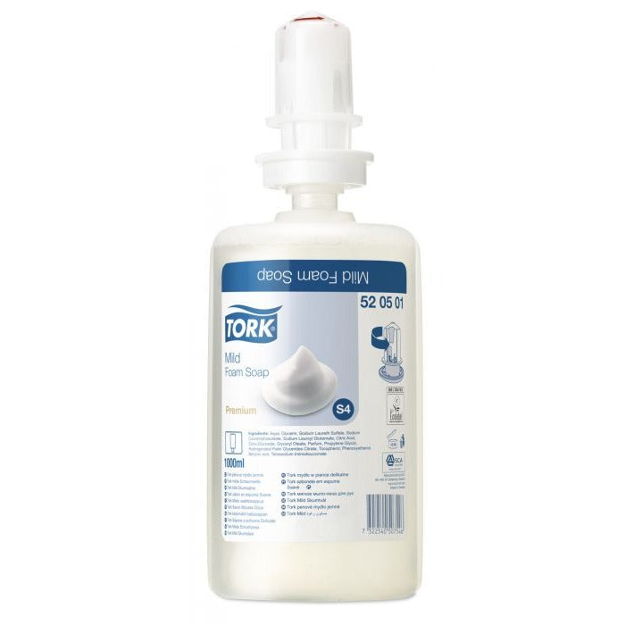 Купи Tork Сапун на пяна за ръце Mild Foam Soap– system S4, 6 х 1 литър за 171.33 лв. само от Nika.bg