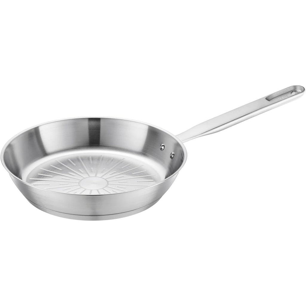 Тиган за пържене All Steel Pure, 24 см. - неръждаем стомана, гравирано дъно за равномерно пържене и карамелизиране