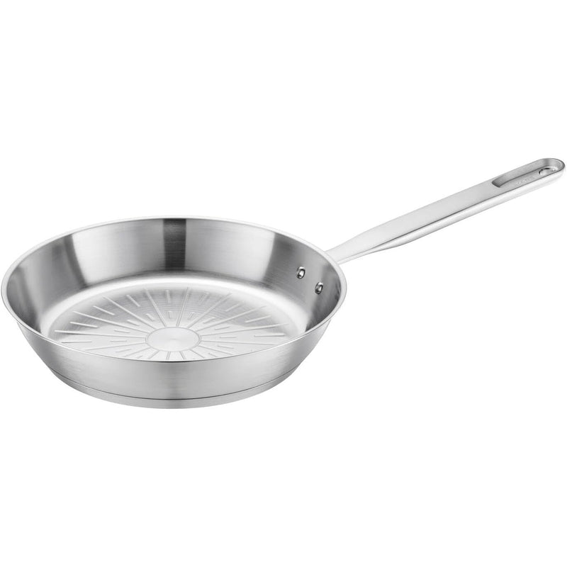 Тиган за пържене All Steel Pure, 24 см. - неръждаем стомана, гравирано дъно за равномерно пържене и карамелизиране