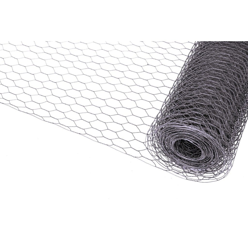 Хексагонална мрежа HOBBY FENCE, 20 x 20 мм, ∅ 0.7 мм, поцинкована