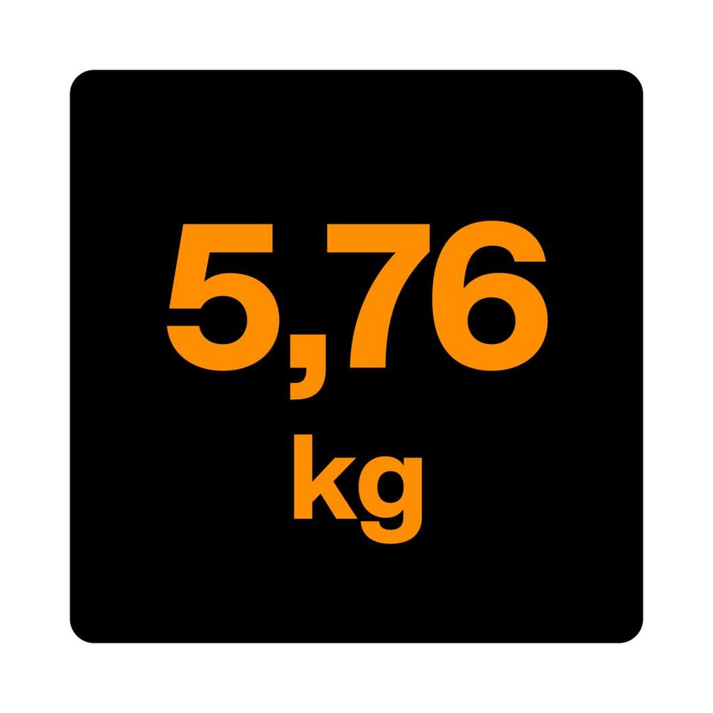 Чук за разбиване и къртене Fiskars IsoCore™ 5.76 kg размер XL - икона 5,76 kg показва тегло на инструмента