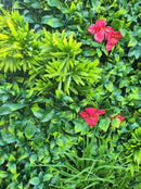 Декоративна плочка ГАРДЕНИЯ и ХИБИСКУС UV 100x100 см.