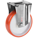 Стационарно колело Тellure Rota с полиуретанова гума, произведено в Италия, висококачествени материали.