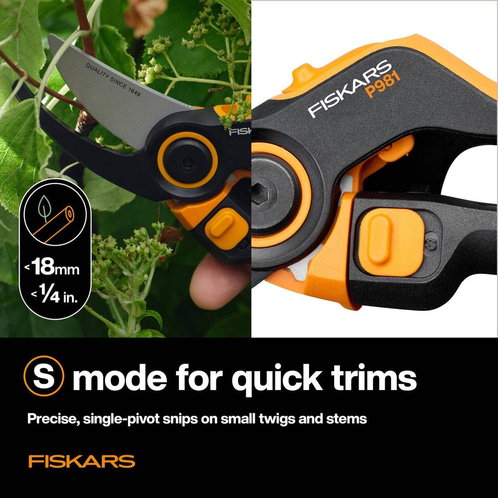 Лозарска ножица Fiskars X-Series DualAction™ P981