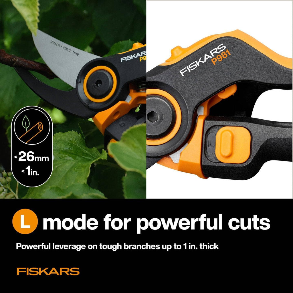 Лозарска ножица Fiskars X-Series DualAction™ P981