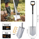 Телескопична заострена лопата Fiskars Xact™