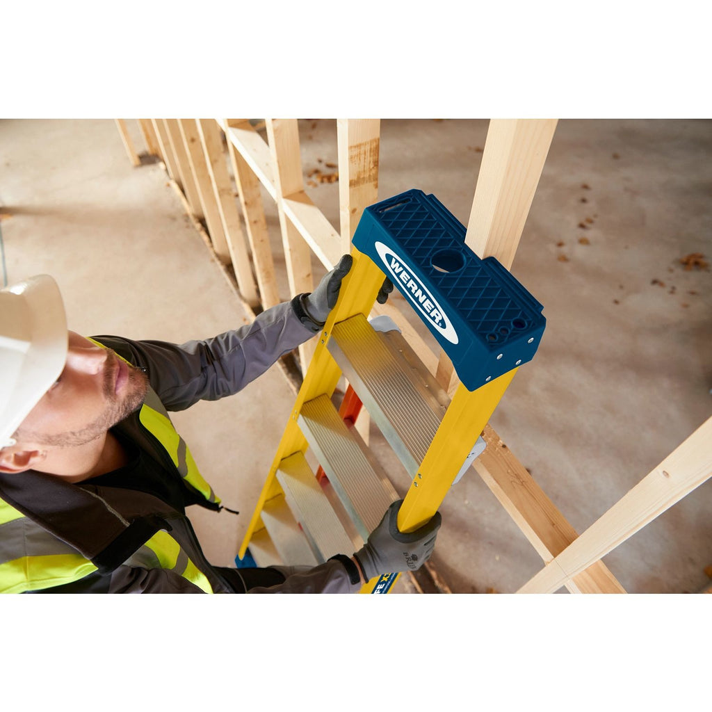Многофункционална комбинирана стълба от фибростъкло 3 в 1 Werner Lean Safe X3