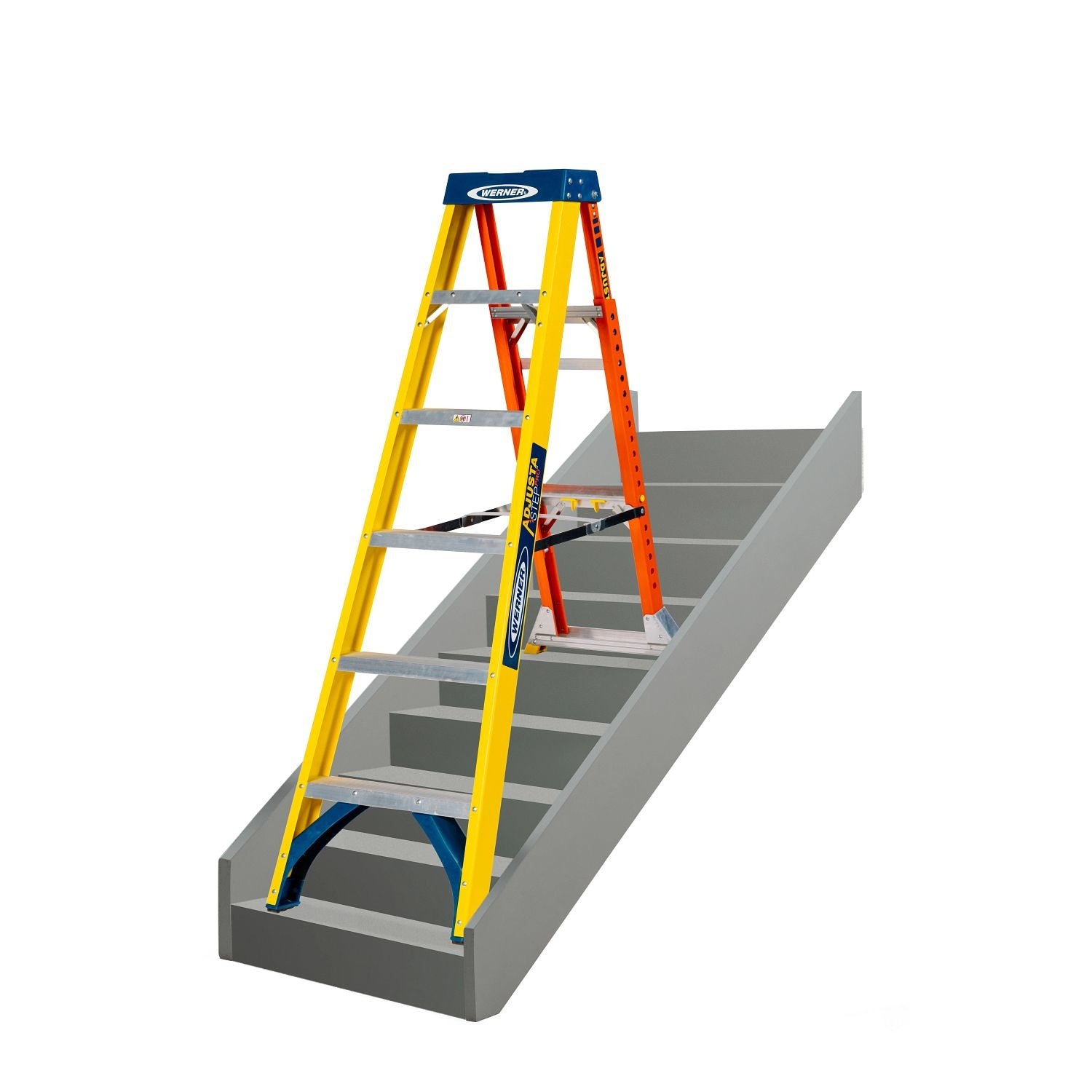 Многофункционална стълба от фибростъкло Werner AdjustaStep PRO 6