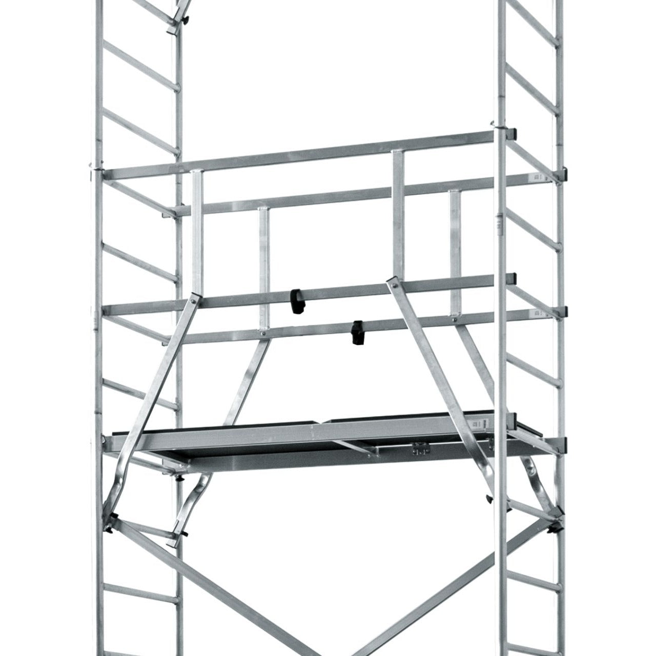 Парапет GuardMatic за скеле ClimTec с оригинални немски аксесоари, 5 години гаранция, лесен монтаж.