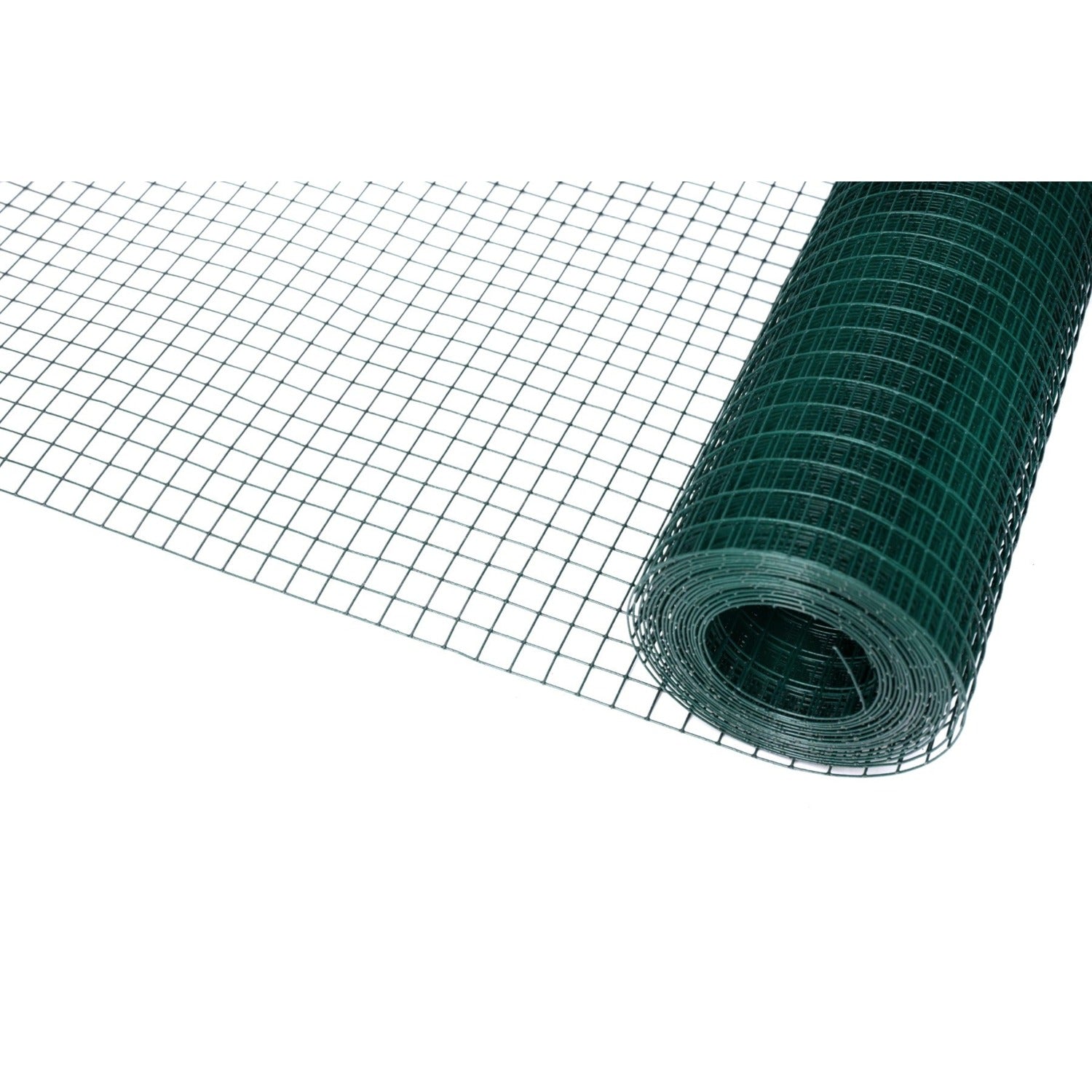 Електрозаварена мрежа HOBBY FENCE с PVC покритие, 12.7 x 12.7 мм., ø 0.9 мм., зелен цвят