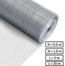 Електрозаварена мрежа HOBBY FENCE, 6.3 x 6.3 мм., ø 0.55 мм., поцинкована