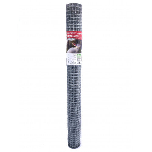 Електрозаварена мрежа HOBBY FENCE, 19 x 19 мм., ø 1.0 мм., поцинкована