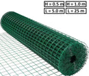 Електрозаварена мрежа HOBBY FENCE с PVC покритие, 12.7 x 12.7 мм., ø 0.9 мм., зелен цвят