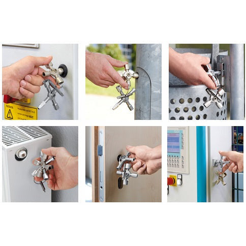 Купи Ключ за разпределителни табла TwinKey®, 92 mm, 00 11 01, KNIPEX за 62.11 лв. само от Nika.bg