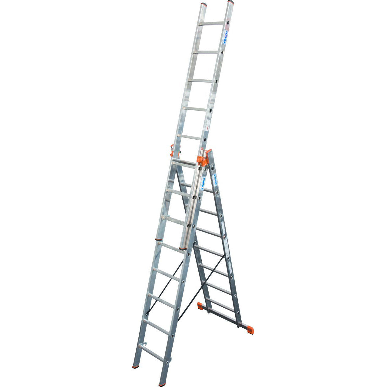 Алуминиева стълба трираменна Krause Tribilo 3x8
