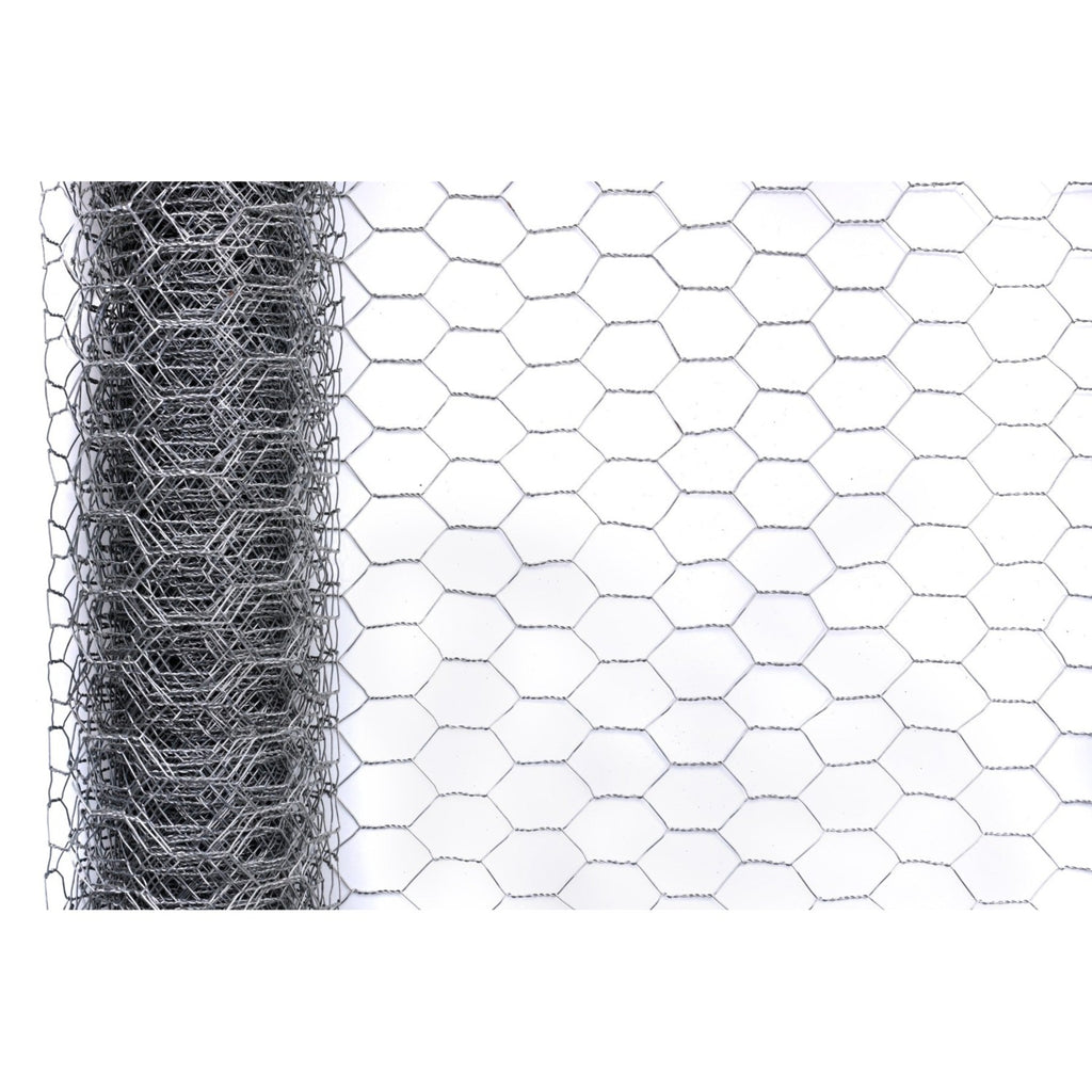 Хексагонална мрежа HOBBY FENCE, 25 x 25 мм., ∅ 0.8 мм., поцинкована