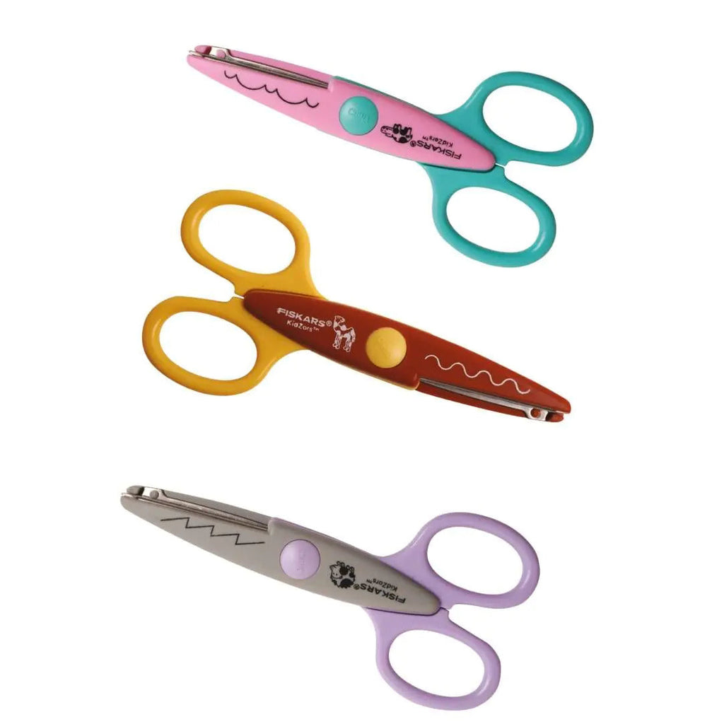 Детски декоративни ножици Fiskars Kidzors™, 3 броя - Nika.bg