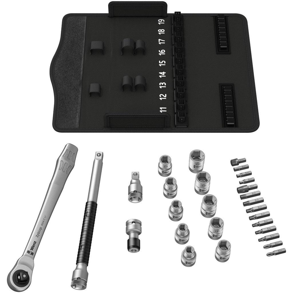 Купи Комплект инструменти с тресчотка WERA Zyklop Metal 1-2“ - 28 части за 313.96 лв. само от Nika.bg