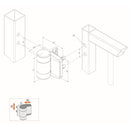 Комплект панти Dino Locinox монтаж без заварка