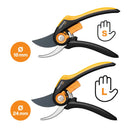 Лозарска ножица с разминаващи се остриета Fiskars Plus™ SmartFit™ P541