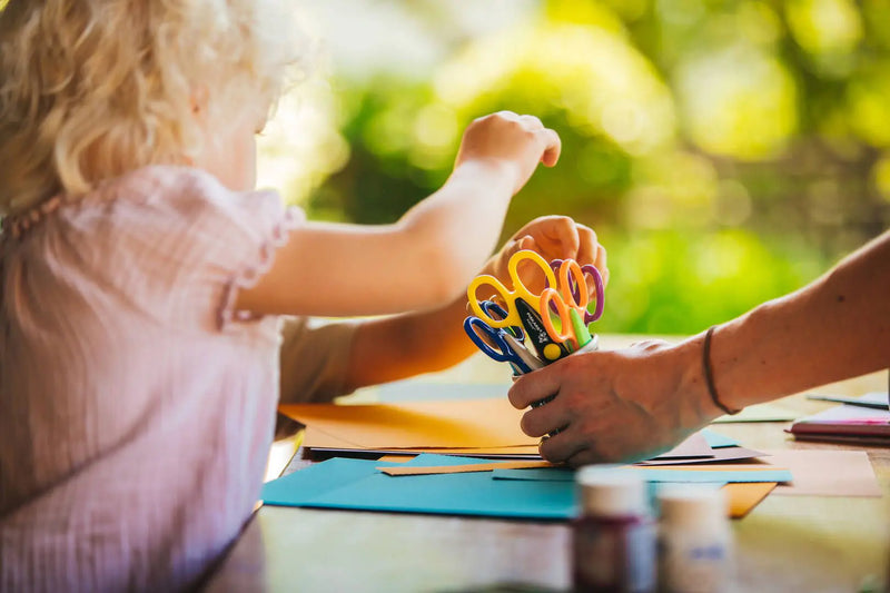 Детски комплект декоративни ножици Fiskars Kidzors™, 6 броя