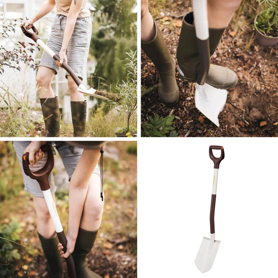 Заострена лопата Fiskars White™