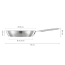 Тиган за пържене Fiskars All Steel с незалепващо керамично покритие, 26cm