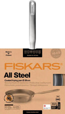 Тиган за пържене Fiskars All Steel с незалепващо керамично покритие, 26cm