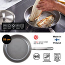 Тиган за пържене Fiskars All Steel с незалепващо керамично покритие, 28cm