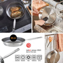 Тиган за пържене Fiskars All Steel с незалепващо керамично покритие, 28cm