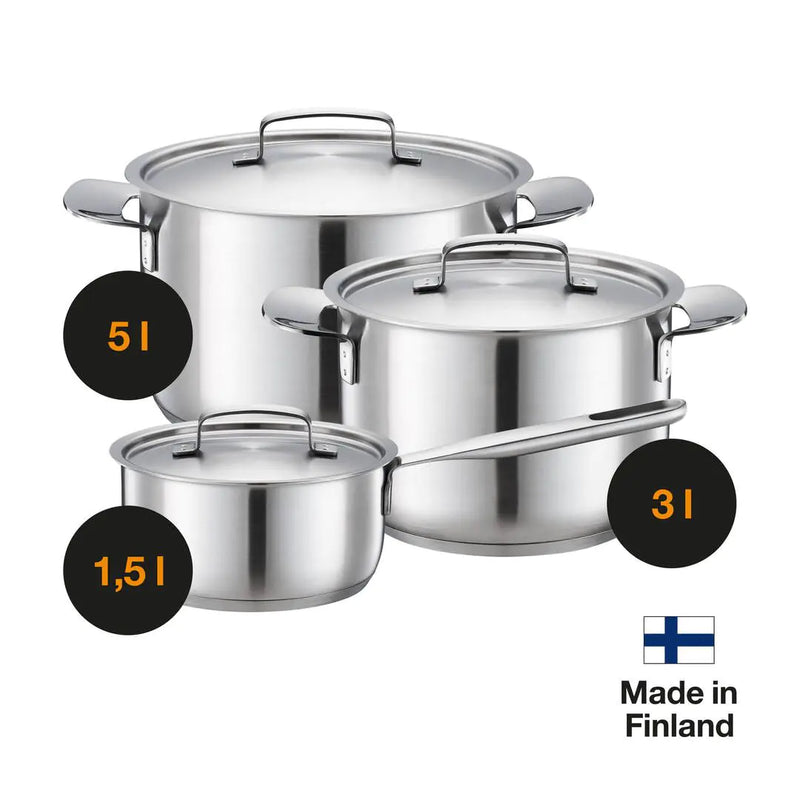 Тенджера Fiskars All Steel, 5.0 l