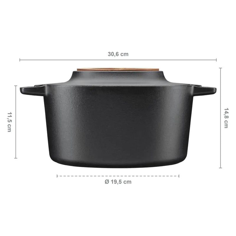 Чугунен съд за печене Fiskars Norden, 4L