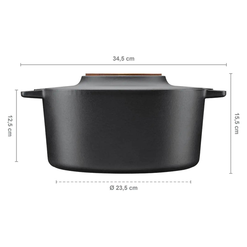 Чугунена касерола Fiskars Norden, 6L